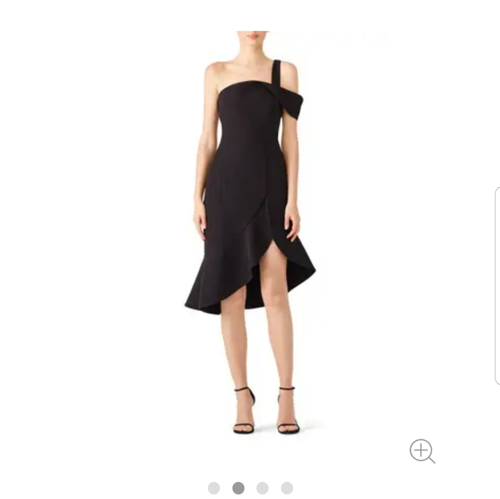 Keepsake Modern Black Dress Sz Large